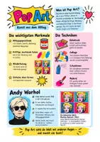 Vorschau - Arbeitsblätter - Herbst - Pop Art - Werde kreativ! - Seite 1
