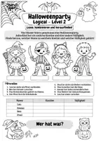 Vorschau - Arbeitsblätter - Halloween Logical - 3-fach differenziert | Lesen & logisches Denken | 2.-4. Klasse - Seite 2