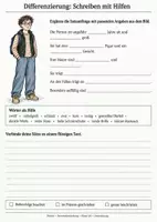 Vorschau - Arbeitsblätter - Personenbeschreibung Klasse 5/6 - Seite 2