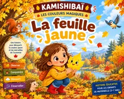 Aperçu - Préparation de séance / Séance complète - Kamishibaï | La feuille jaune | Les couleurs magiques - Page de couverture