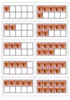 Vorschau - Bildkarten - Herbstliche Mengenbilder 0-10 EICHHÖRNCHEN - Seite 1