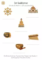 Vorschau - Arbeitsblätter - Digitale Lernlandschaft: Der Buddhismus (mehrfach differenziert) - Seite 3