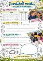 Vorschau - Arbeitsblätter - Kinderreportage - Klima, Sonne, Europa uvm. im Check -Arbeitsblatt zum Video plus DaZ - Seite 2
