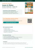 Vorschau - Arbeitsblätter - Gratis: Lesen & Malen Herbst – Klasse 3/4 - Seite 1