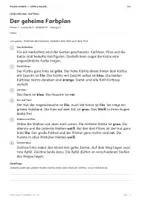 Vorschau - Arbeitsblätter - Gratis: Lesen & Malen Herbst – Klasse 3/4 - Seite 2