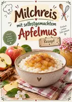 Vorschau - Arbeitsblätter - Milchreis mit selbstgemachtem Apfelmus – Differenziertes Rezept in Bild und Text - Deckblatt