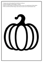 Vorschau - Mal- und Bastelvorlagen - Kürbisse Herbst Fensterbilder Basteln mit Transparentpapier Halloween - Seite 3