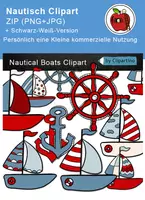 Vorschau - selbst erstellte Cliparts/Grafiken - Cliparts sommer Nautische - Deckblatt