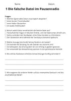 Vorschau - Stundenentwürfe - Lesetest Klasse 4 – Ein lustiger Tag | 10 Texte mit Fragen & Lösungen - Seite 3