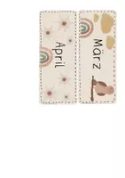 Vorschau - Poster - Klassenkalender - Kalender Boho-Stil beige - Seite 2