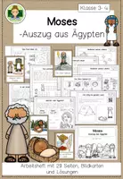 Vorschau - Unterrichtsreihen - Moses- Auszug aus Ägypten (Religion Grundschule Klasse 3-4) - Seite 1