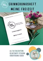 Vorschau - Arbeitsblätter - Biografiearbeit Senioren Freizeit Erinnerungsheft für die Biografiearbeit in der Pflege - Deckblatt