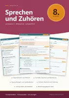 Vorschau - Arbeitsblätter - Sprechen und Zuhören Deutsch 8 Mittelschule - Deckblatt