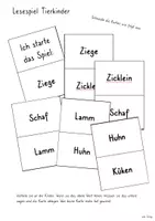 Vorschau - Spiele - Lesespiel Tierkinder - (Bauernhof) - Seite 2