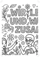 Vorschau - Mal- und Bastelvorlagen - Kollaboratives Malprojekt für die Klasse oder Schule - Seite 3