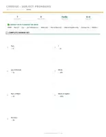 Aperçu - Jeux - Labyrinthe des Pronoms Sujets | Exercices de Grammaire - Page 3