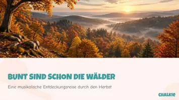 Vorschau - Stundenentwürfe - Bunt sind schon die Wälder - Herbstlied - Seite 1