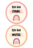 Vorschau - Poster - Affirmationskarten Boho mit Regenbogen - Seite 2