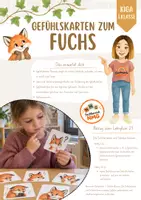 Vorschau - Spiele - Gefühlskarten zum Thema Fuchs - Deckblatt