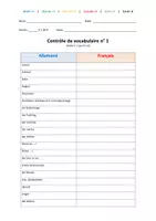 Vorschau - Test - Á toi! 2 (Ausgabe ab 2022) - Vokabeltest (Materialpaket) - Seite 1