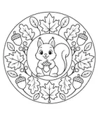 Vorschau - Mal- und Bastelvorlagen - Kunst Mandala Grundschule, 3D Herbst Mobile, Ausmalbilder | 4 Schwierigkeitsstufen für Klasse 1, Klasse 2, Klasse 3, Klasse 4 (Freebie, kostenlos) - Seite 3