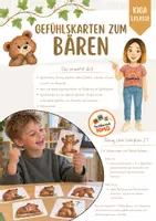 Vorschau - Spiele - Gefühlskarten zum Thema Bär - Deckblatt