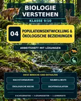 Vorschau - Unterrichtsreihen - Populationsentwicklung und ökologische Beziehungen
Biologie Klasse 9/10 Arbeitsheft mit Lösungen und visueller Gruppenarbeit - Deckblatt