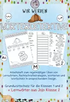 Vorschau - Anderer Materialtyp - Wörterdetektive Klasse 1/2 I Grundwortschatz + Lernwörter aus Jojo 2 - Deckblatt