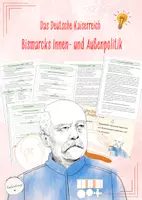 Vorschau - Stundenentwürfe - Bismarcks Innen- und Außenpolitik (Geschichte, Klasse 8/9) - Deckblatt