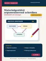 Vorschau - Unterrichtsreihen - Materialgestützt argumentierend schreiben
Deutsch Klasse 9/10 Arbeitsheft mit Lösungen und Schreibkonferenz - Deckblatt