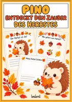 Vorschau - Arbeitsblätter - Herbstgeschichte | Pino entdeckt den Zauber des Herbstes - Deckblatt