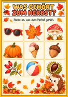 Vorschau - Arbeitsblätter - Herbstgeschichte | Pino entdeckt den Zauber des Herbstes - Seite 3