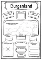 Vorschau - Arbeitsblätter - Steckbrief Bundesland Burgenland - Deckblatt