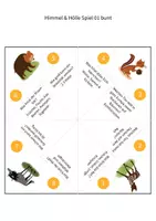 Vorschau - Spiele - Fragespiel Waldtiere - Himmel & Hölle - auch Homeschooling - Seite 1