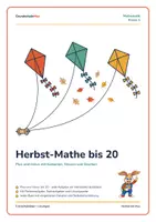 Vorschau - Arbeitsblätter - 🍂 Herbst Paket Klasse 1: Mathe, Deutsch & Wahrnehmung (4 Materialien) - Deckblatt