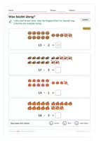Vorschau - Arbeitsblätter - 🍂 Herbst Paket Klasse 1: Mathe, Deutsch & Wahrnehmung (4 Materialien) - Seite 3