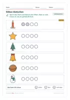 Vorschau - Arbeitsblätter - Weihnachts-Wörter hören – GrundschuleMax - Seite 2