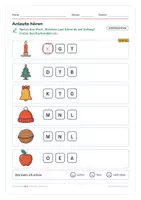 Vorschau - Arbeitsblätter - Weihnachts-Wörter hören – GrundschuleMax - Seite 3