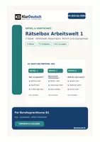 Vorschau - Arbeitsblätter - BSK-B2 Rätselbox Arbeitswelt 1 - Deckblatt