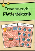 Vorschau - Spiele - Plattentektonik (Erinnerungsspiel) - Deckblatt