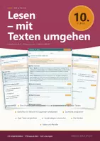 Vorschau - Arbeitsblätter - Lesen und Literatur Deutsch 10 Gymnasium - Deckblatt