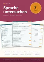 Vorschau - Arbeitsblätter - Grammatik Konjunktiv Deutsch 7 Gymnasium - Deckblatt