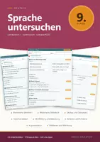 Vorschau - Arbeitsblätter - Stilmittel Deutsch 9 Gymnasium - Deckblatt