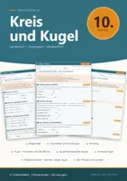 Vorschau - Arbeitsblätter - Kreis, Kugel, Rotationskörper und Cavalieri Mathe 10 Gymnasium - Deckblatt