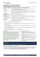 Vorschau - Stundenentwürfe - Geoengineering Debatte Englisch Oberstufe 5/6 - Seite 1