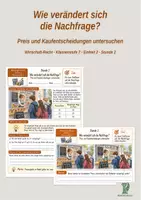 Vorschau - Stundenentwürfe - Wie verändert sich die Nachfrage? – Preis und Kaufentscheidungen untersuchen | Wirtschaft-Recht Klasse 7 - Deckblatt