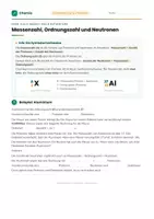 Vorschau - Arbeitsblätter - Massenzahl, Ordnungszahl & Neutronen | Atombau | Chemie - Seite 2