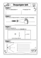 Vorschau - Arbeitsblätter - Übungsaufgaben Optik mit Lösungen - Seite 3
