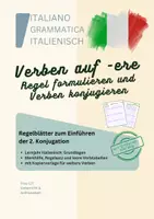 Vorschau - Arbeitsblätter - Italienisch Grammatik – Verben auf -ere - Regelblatt - Deckblatt