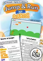 Vorschau - Arbeitsblätter - Scratch - Jump & Run - Fortgeschritten (Programmieren) - Deckblatt